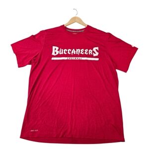 Nike Dri-Fit NFL On Field Tampa Bay Buccaneers Short Sleeve Shirt, Men's Size XL